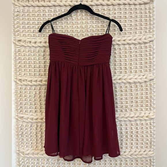 FOREVER 21 Red Strapless Dress - Picture 2 of 8